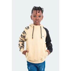 Slazenger Draven Kids Unisex Sweatshirt Beige