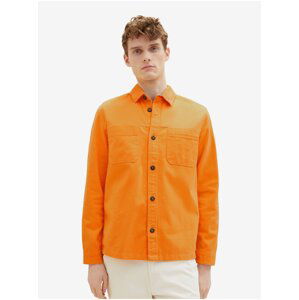 Oranžová pánská košile Tom Tailor - Pánské