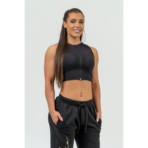 NEBBIA Women's crop top with high support INTENSE Mesh