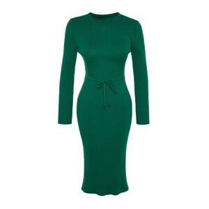 Trendyol Emerald Green Midi Sweater Dress