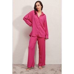 Bigdart 5858 Knitted Double Suite - Fuchsia