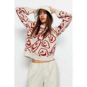 Trendyol Stone Patterned Knitwear Sweater