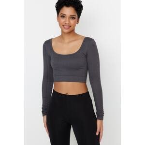 Trendyol Blouse - Gray - Fitted