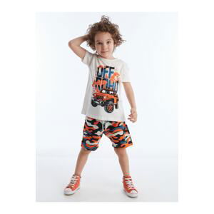 Mushi Road Camouflage Boy's T-shirt Shorts Set