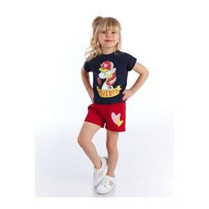 Denokids Bubble Star Girls T-shirt Shorts Set