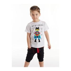 Denokids Need Hero Boys T-shirt Capri Shorts Set
