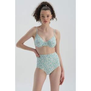 Dagi Aqua Green Smooth High Waist Bikini Bottom