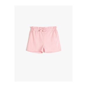 Koton Shorts with Elastic Waist and Bow Detail