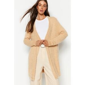 Trendyol Camel Feather Knitwear Cardigan