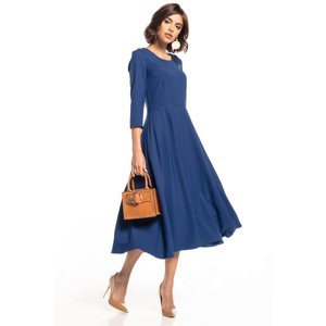Tessita Woman's Dress T372 4 Navy Blue