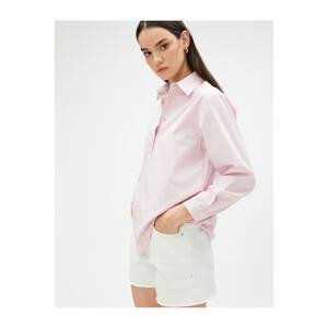 Koton Basic Cotton Shirt Long Sleeved