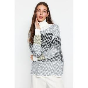 Trendyol Ecru Super Wide Fit Knitwear Sweater
