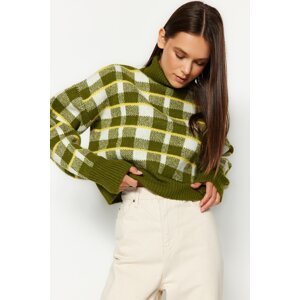 Trendyol Green Turtleneck Knitwear Sweater