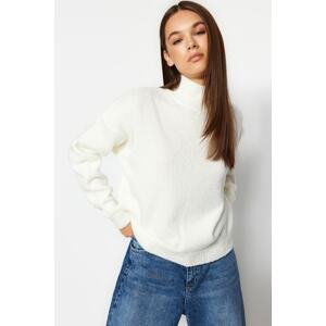 Trendyol Ecru Boucle Knitwear Sweater