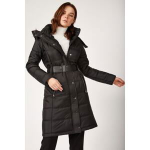 Bigdart Arched Puffer Coat -Black