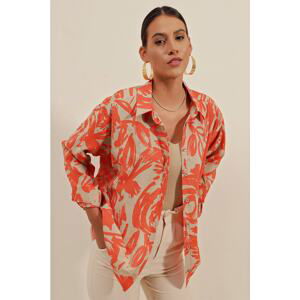 Bigdart 3900 Oversize Basic Long Shirt - Light Orange