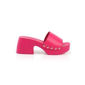 Capone Outfitters Mules - Pink - Block
