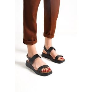Capone Outfitters Capone Genuine Leather Thick Soled Women's Sandals