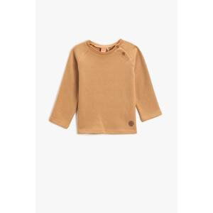 Koton Baby Boy Light Brown Sweatshirt