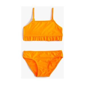 Koton Bikini Set - Orange - Plain