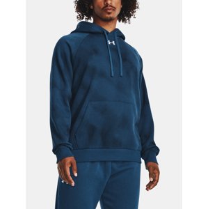 Under Armour Mikina UA Rival Fleece Printed HD-BLU - Pánské