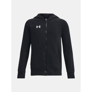 Under Armour Mikina UA Rival Fleece FZ Hoodie-BLK - Kluci