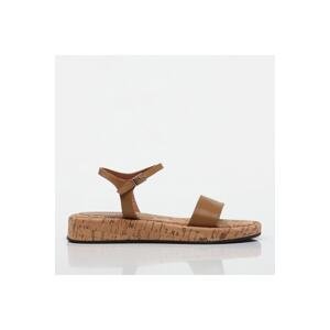 Hotiç Women's Flat Sandals From Genuine Leather