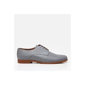 Hotiç Genuine Leather Gray Men's Casual Shoes