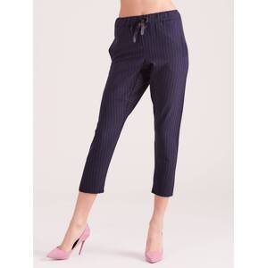 Navy pants 7/8 with white pinstripes Yups