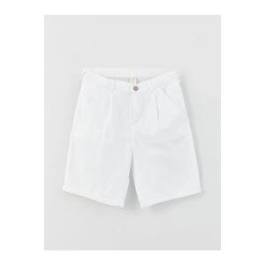 LC Waikiki LCW Kids Comfortable Fit Linen-Mixed Boys Shorts.