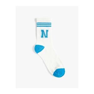 Koton College Socks with Letter Embroidered