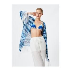 Koton Kimono Sleeves and Skirt Comfortable Cut with Tassels