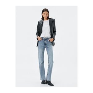 Koton Light Flare Jeans - Slim Fit High Waist - Victoria Jeans