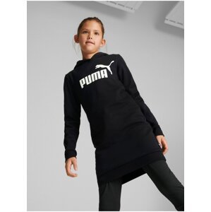 Černé holčičí mikinové šaty Puma ESS - Holky