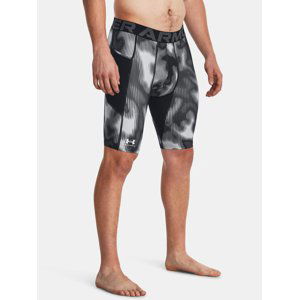 Under Armour Kraťasy UA HG Prtd Long Shorts-BLK - Pánské