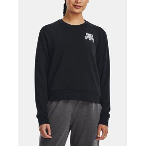 Under Armour Mikina UA Rival Terry Graphic Crew-BLK - Dámské