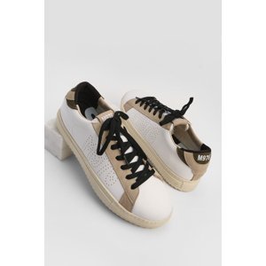 Marjin Men's Sneakers with Lace-Up Zolves White