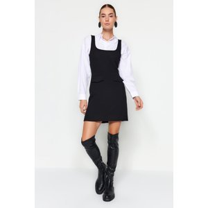 Trendyol Black Pocket Detailed Mini Woven Dress