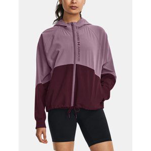 Under Armour Bunda Woven FZ Jacket-PPL - Dámské