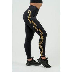 NEBBIA Women's high-waisted leggings INTENSE Iconic Gold/gold