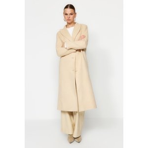 Trendyol Limited Edition Stone Oversize Wide Cut Woolen Coat