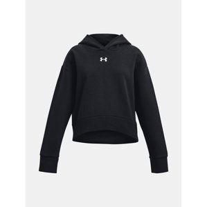 Under Armour Mikina UA Rival Fleece Crop Hoodie-BLK - Holky