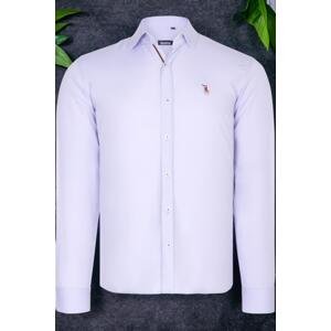 G674 DEWBERRY MEN'S SHIRT-OPEN LILAC