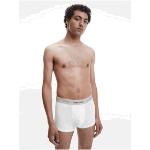 Bílé pánské boxerky Calvin Klein Underwear Embossed Icon - Pánské