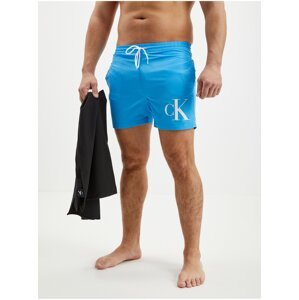 Sada pánských plavek v modré barvě a ručníku Calvin Klein Underwear - Pánské