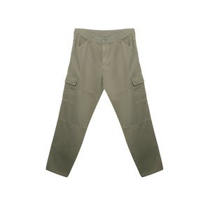 Trendyol Unisex Khaki Pocket Woven Regular Fit Cargo Trousers