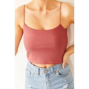 XHAN Women's Dry Rose Strap Camisole Camisole blouse