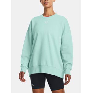 Under Armour Mikina UA Rival Fleece OS Crew-BLU - Dámské