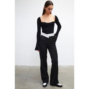 VATKALI Asymmetric masculine palazzo trousers - Wadding edition