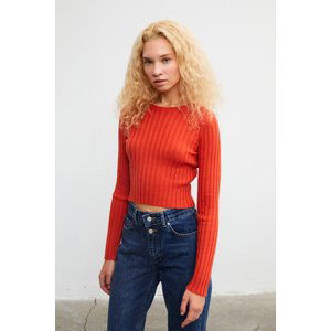 VATKALI Ribbed crop top blouse